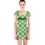 Nowwhat (2) Short Sleeve Bodycon Dress