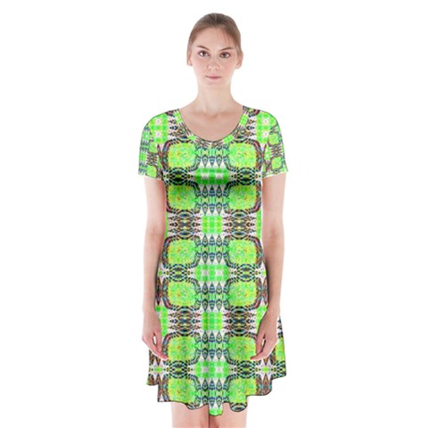 Nowwhat (2) Short Sleeve V