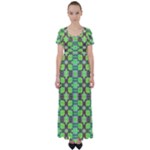 Nowwhat (2) High Waist Short Sleeve Maxi Dress