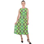 Nowwhat (2) Midi Tie-Back Chiffon Dress