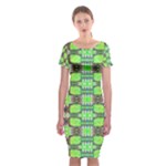 Nowwhat (2) Classic Short Sleeve Midi Dress
