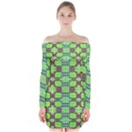 Nowwhat (2) Long Sleeve Off Shoulder Dress