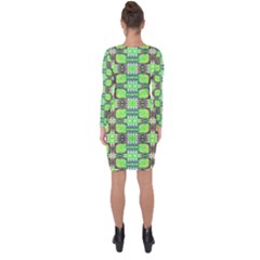 Asymmetric Cut-Out Shift Dress 