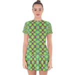 Nowwhat (2) Drop Hem Mini Chiffon Dress