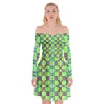 Nowwhat (2) Off Shoulder Skater Dress
