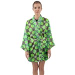 Nowwhat (2) Long Sleeve Satin Kimono