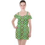 Nowwhat (2) Ruffle Cut Out Chiffon Playsuit
