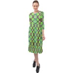Nowwhat (2) Ruffle End Midi Chiffon Dress