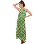 Nowwhat (2) V-Neck Chiffon Maxi Dress