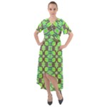 Nowwhat (2) Front Wrap High Low Dress