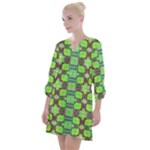 Nowwhat (2) Open Neck Shift Dress