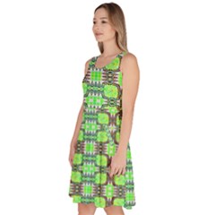 Knee Length Skater Dress With Pockets 