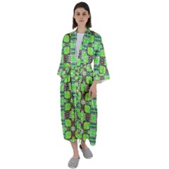 Maxi Satin Kimono 