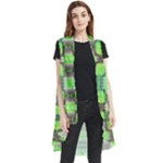 Nowwhat (2) Sleeveless Chiffon Waistcoat Shirt