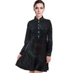 Justabit (2) Long Sleeve Chiffon Shirt Dress