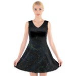 Justabit (2) V-Neck Sleeveless Dress