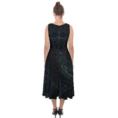 Midi Tie-Back Chiffon Dress 