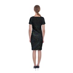 Classic Short Sleeve Midi Dress Back Classic Short Sleeve Midi Dress Back