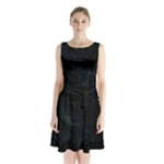 Justabit (2) Sleeveless Waist Tie Chiffon Dress