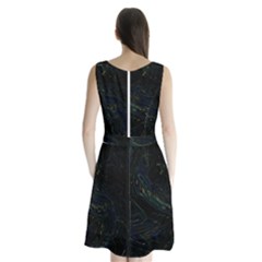 Sleeveless Waist Tie Chiffon Dress 