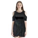 Justabit (2) Shoulder Cutout Velvet One Piece