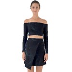 Justabit (2) Off Shoulder Top with Skirt Set