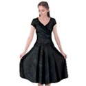 Cap Sleeve Wrap Front Dress 