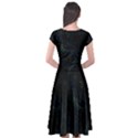 Cap Sleeve Wrap Front Dress 