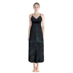 Button Up Chiffon Maxi Dress 