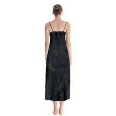 Button Up Chiffon Maxi Dress 
