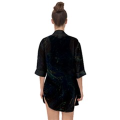 Open Front Chiffon Kimono 