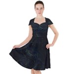 Justabit (2) Cap Sleeve Midi Dress