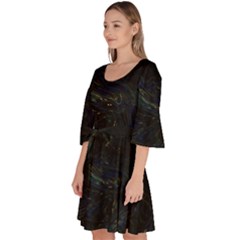 Velour Kimono Dress 