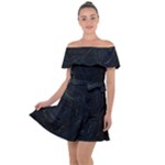 Justabit (2) Off Shoulder Velour Dress