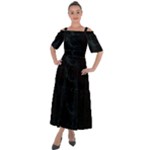 Justabit (2) Shoulder Straps Boho Maxi Dress 