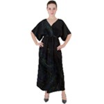 Justabit (2) V-Neck Boho Style Maxi Dress