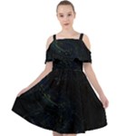 Justabit (2) Cut Out Shoulders Chiffon Dress