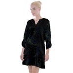 Justabit (2) Open Neck Shift Dress