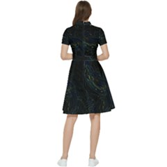 Short Sleeve Waist Detail Dress 