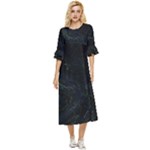 Justabit (2) Double Cuff Midi Dress