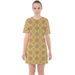Serious (2) Sixties Short Sleeve Mini Dress