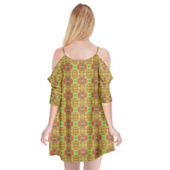 Cutout Spaghetti Strap Chiffon Dress 
