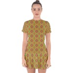 Serious (2) Drop Hem Mini Chiffon Dress