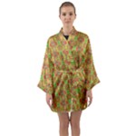 Serious (2) Long Sleeve Satin Kimono