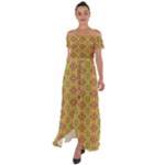 Serious (2) Off Shoulder Open Front Chiffon Dress