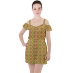 Serious (2) Ruffle Cut Out Chiffon Playsuit