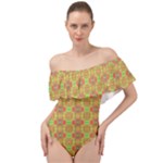 Serious (2) Off Shoulder Velour Bodysuit 