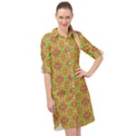 Serious (2) Long Sleeve Mini Shirt Dress