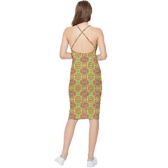 Bodycon Cross Back Summer Dress 