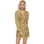 Serious (2) Long Sleeve Satin Robe